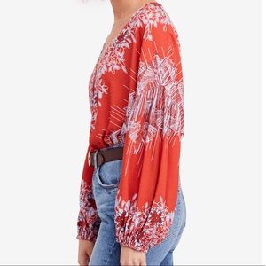 Free People Tops - Free People Birds of a Feather Peasant Top Sz:M Free People Tops - Free People Birds of a Feather Peasant Top Sz:M